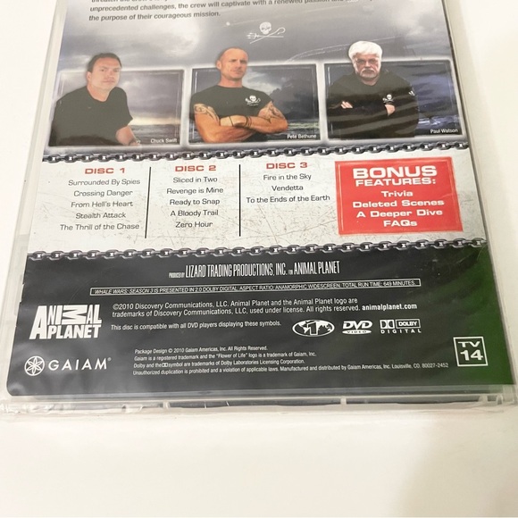 Whale Wars Season 3 DVD Sealed Animal Planet - Picture 3 of 11